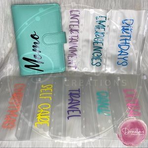 Personalized Cash Binder/ Budget Book